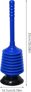 Sturalavandini Resistente in TPR con Manico, Strumento per Disintaspare WC, Bagno, Cucina, Vasca e <span class=keywords><strong>Doccia</strong></span> - Product Image 5