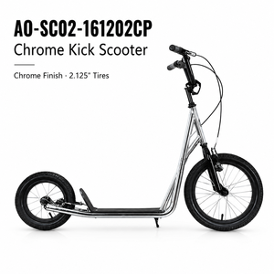 Scooter di fascia alta cromato per giocatore professionista, - Product Image 1