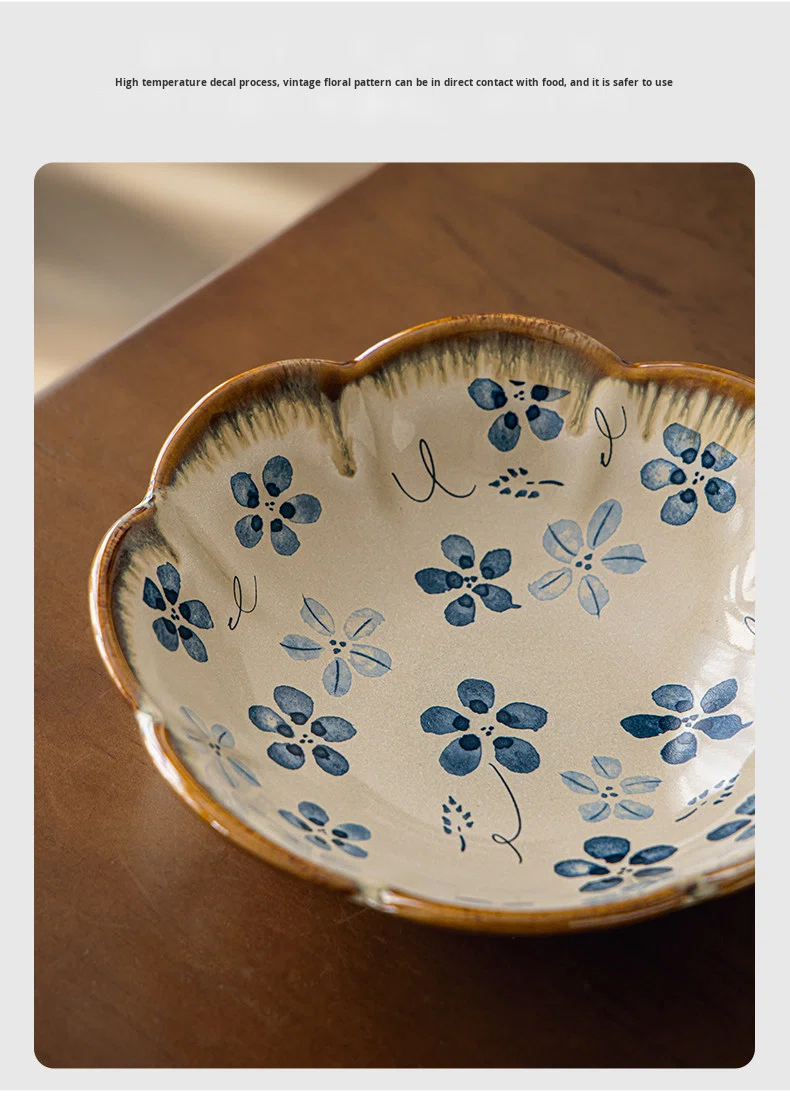 6 flower plate-know the wind grass