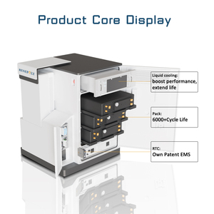 ระบบกักเก็บพลังงานแสงอาทิตย์ Renepoly 50kW 120kWh LiFePO4 พร้อมระบบระบายความร้อนด้วยของเหลว สำหรับร้านค้าและโรงแรมที่เชื่อมต่อ/ไม่เชื่อมต่อกับระบบไฟฟ้า (ออนกริด/ออฟกริด) และไมโครกริด - Product Image 4