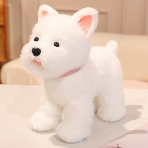Peluche Realistico di Schnauzer Cartoon, Bambola di Cane, Pupazzo Comfort per Bambini, Regalo di Compleanno per Ragazze - Product Image 6