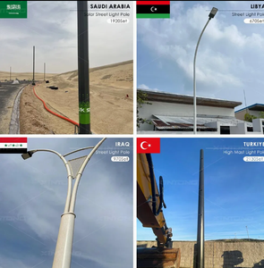 Poteau de lampadaire extérieur pour les projets d'infrastructure publique et de développement urbain des villes intelligentes - Product Image 1