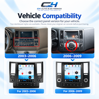 Autoradio stéréo Android GPS Navigation CarPlay Bluetooth pour Infiniti FX35 FX45 2003-2009