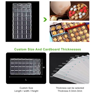 Nouvelle conception de barquette en plastique thermoformé transparente jetable pour supermarché, emballage alimentaire en PET pour bonbons - Product Image 3