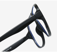 Lunettes anti-lumière bleue personnalisées, forme pilote, monture intégrale, lentilles PC, légères, OEM/ODM