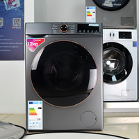 Lavadora Olyair Todo en Uno de Acero Inoxidable con Capacidad para Más de 12.0 kg, Pantalla LED, Tipo Automático, Clase de Eficiencia Energética A+++, con Tanque Único