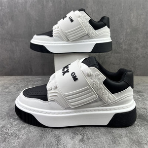 <span class=keywords><strong>Scarpe</strong></span> da <span class=keywords><strong>uomo</strong></span> di tendenza con <span class=keywords><strong>velcro</strong></span>, suola spessa, bianche, casual, sportive, versatili, primaverili - Product Image 5