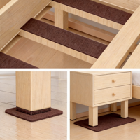 Protections de sol auto-adhésives en nylon pour pieds de chaise, patins de meubles, bases de table, pare-chocs de porte et de mur, absorption des chocs, antidérapants