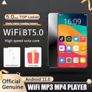 Nouveau lecteur de musique WiFi Android 14.0 en version anglaise de 5,0 pouces et 4,0 pouces, <span class=keywords><strong>MP3</strong></span>/MP4 pour <span class=keywords><strong>Google</strong></span> avec carte mémoire de 128 Go - Product Image 3