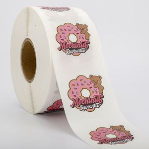 Autocollant adhésif rond en vinyle Mochinut, étiquette de logo imperméable pour l'emballage de pâtisserie et de beignets - Product Image 5