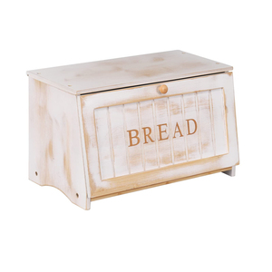 Caja de <span class=keywords><strong>Pan</strong></span> de Bambú para Encimera de Cocina, Contenedor de Almacenamiento de Alimentos de Gran Capacidad con Puerta Frontal Abatible para Panes, Pasteles y Bocadillos - Product Image 5
