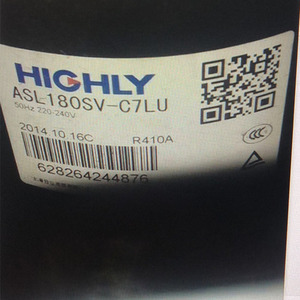 คอมเพรสเซอร์แบบสโครล Hitachi รุ่น ASL180SV C7LU 220V 50Hz ใช้สารทำความเย็น R410A สำหรับเปลี่ยนซ่อม - Product Image 1