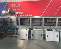 Laveuse de bacs et de conteneurs industriels robustes, lave-vaisselle commercial pour aliments, viande, volailles, boulangerie