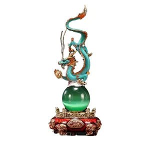 Lô hàng trong một mảnh Miễn phí thiết kế kim loại mô hình phong thủy văn phòng mở Quà 12 Zodiac Trung Quốc Đồng Rồng - Product Image 1