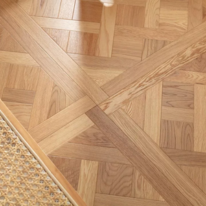 Prix d'usine promotionnel <span class=keywords><strong>Versailles</strong></span> Plancher composite en bois massif Art Parquet Chêne blanc <span class=keywords><strong>Versailles</strong></span> 600*600 Plancher en bois pour la maison - Product Image 2
