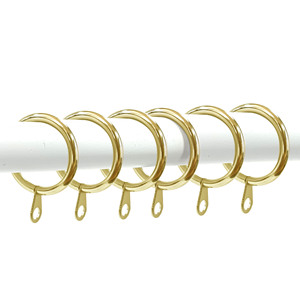 <b>Curtain</b> <b>Rings</b> Metal Round 3.5mm Wire 25mm Inner Diameter For Suspension <b>Curtains</b> Eco Friendly - Product Image 3