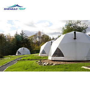 4 mùa cắm trại trắc địa Lều tuyết 8M mái vòm sang trọng Lều prefab mái vòm nhà glamping với phòng tắm và nhà bếp - Product Image 5