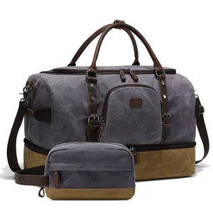 Nerlion In Stock Fast Delivery Large Capacity Sports Retro Bags Gym Handbags Bag Travel Canvas Weekender Duffle Bag