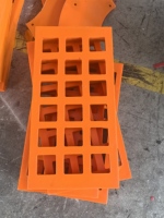 Plaque de tamisage modulaire linéaire en polyuréthane résistante à l'usure pour la récupération de sable fin dans l'exploitation minière, marque Huayan