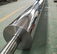 Rouleau chromé de précision à finition miroir