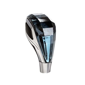 Customizable Crystal Gear Shift Knob with Rechargeable 7-Color LED Lights Universal Vehicle Gear <strong>Shifter</strong> Accessory Car Gear Knob