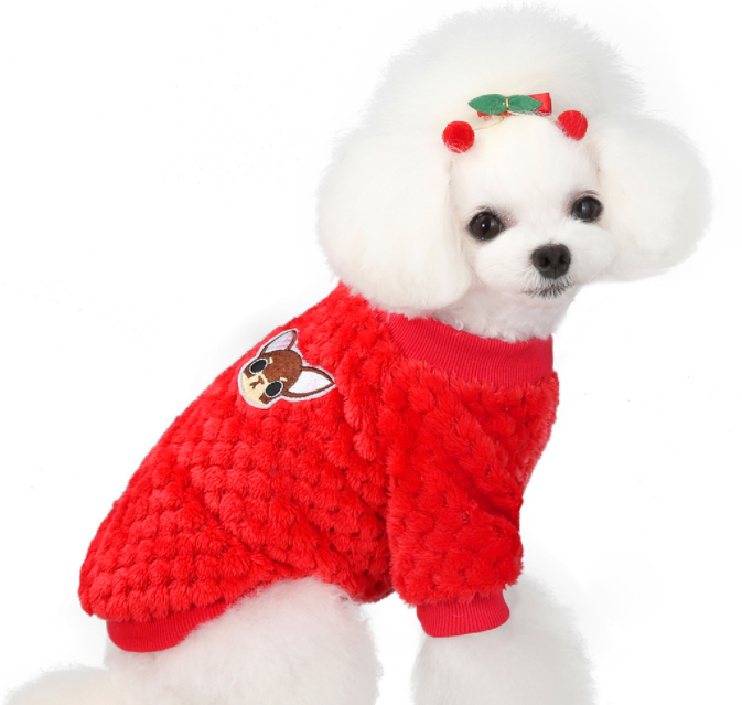 Wholesale Nice Quality Latest Design Luxury Lovely Funny Soft Warm Dog Plain Sweaters Pet Small Dog Clothes