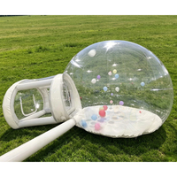 Tente bulle gonflable en PVC transparent, dôme igloo, maison ballon, maison bulle gonflable pour mariage en plein air, fête, enfants et adultes