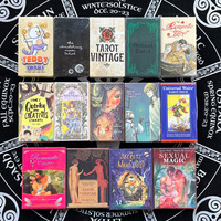 78 Cartes de Tarot Anglais 44 Oracle E-guide Livre en Gros Cartes de Tarot de Sorcière Jeu de Société de Divination Carta De Tarot