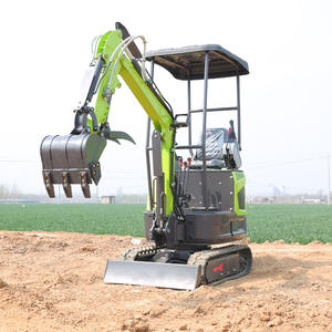 Mini-excavatrice compacte de 1,5 tonne avec moteur KOOP, acier épaissi, certifiée EPA/CE Euro 5, avec godet brise-roche et pompe à moteur de tarière - Product Image 5