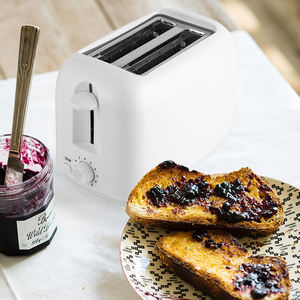 Beeman Offres Spéciales – Mini <span class=keywords><strong>grille</strong></span>-<span class=keywords><strong>pain</strong></span> électrique en acier inoxydable, 2 tranches, appareils ménagers - Product Image 6