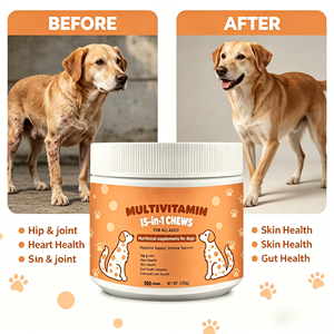 Masticables Multivitamínicos OEM 15 en 1 para Perros de Todas las Edades, Sabor a Salmón | Suplemento Multivitamínico y de Apoyo Nutricional - Product Image 6