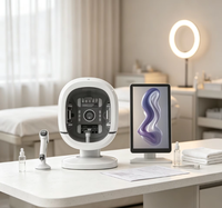 Escáner Facial Inteligente 2026, Análisis de Piel 3D con IA, Escáner Facial Portátil para Salón de Belleza y Uso Personal