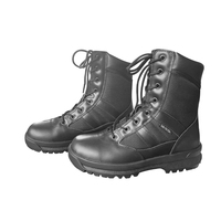 Offre Spéciale Protection des orteils en acier durable Chaussures en cuir Bottes d'entraînement pour hommes