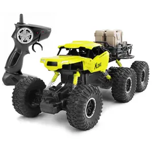 ZIGOTECH 1:12 6608A 4WD Rc שלט רחוק Rock Crawler Off כביש צעצוע 6 גלגל מפלצת משאית