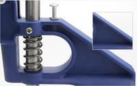 Machine à boutons-pression manuelle en aluminium et machine à poser les œillets et boutons-pression