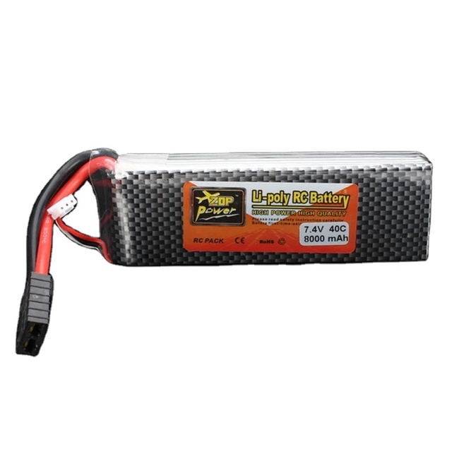 Hot Selling 2S 3S 4s Lipo 7.4V 14.8v 11.1V 6000mah Rechargeable 45c Lithium Polymer Battery for Rc Cars Drone High Rate Battery