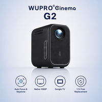 Version globale Wupro G2 projecteur portable 1080P FHD 4K pris en charge LED Proyectores 200 ISO Lumen HDR10 projecteur Google TV intelligent