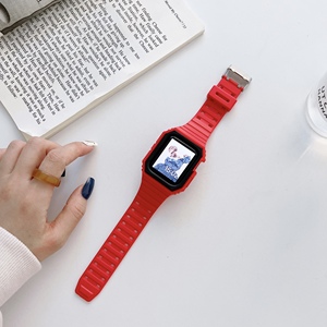 Pulsera <span class=keywords><strong>de</strong></span> Silicona Integrada para <span class=keywords><strong>Apple</strong></span> <span class=keywords><strong>Watch</strong></span>, Correa Inteligente <span class=keywords><strong>de</strong></span> 38mm, 42mm, 44mm, 45mm y 46mm, <span class=keywords><strong>Serie</strong></span> 11, 10, 9, 8, 7, <span class=keywords><strong>6</strong></span>, 5 Cajas - Product Image 6