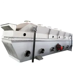 Factory Price ZLG Industrial Salt Vibration Fluid Bed Drying Equipment Copper Sulphate Continuous Fluidized Bed Dryer