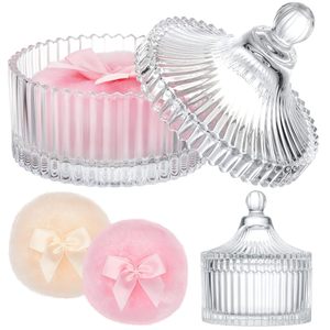 Frascos de Vidrio Transparente Reutilizables y Reciclables Ecológicos de Lujo 2025 con Tapa de Cúpula, Resistentes al Calor, para Velas Aromáticas, Venta al por Mayor para Navidad y Pascua - Product Image 1
