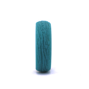 <strong>Mens</strong> Womens Bark Texture <strong>Silicone</strong> Rubber <strong>Wedding</strong> <strong>Bands</strong> Ring - Product Image 3