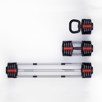 Ensemble d'haltères réglables écologiques 10 kg 20 kg, équipement de fitness compact pour la maison