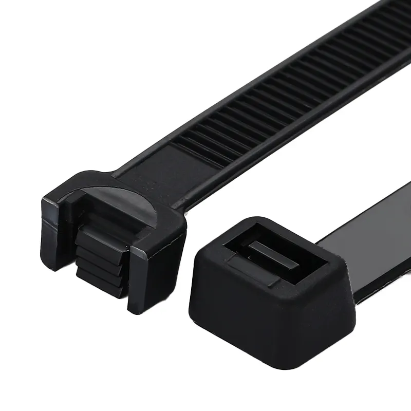 self-locking cable tie nylon66 cable ties black zip tie 4inch 2.5mm*100mm