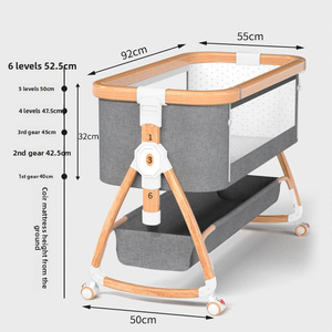 Nouveau-né bébé produits berceau à bascule <span class=keywords><strong>Mobile</strong></span> pliable bébé berceaux ensemble de literie moustiquaire <span class=keywords><strong>lit</strong></span> <span class=keywords><strong>pour</strong></span> bébés - Product Image 4