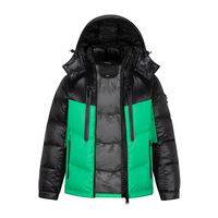 Doudoune blanche pour homme 2024 de haute qualité, rembourrage épais 90/10 en duvet de canard, imperméable, style décontracté, fermeture éclair, traitement enduit