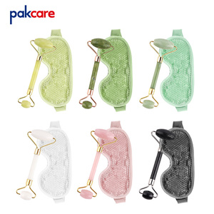 Set di Rulli per il Viso Caldo e <span class=keywords><strong>Freddo</strong></span> con Maschera Naturale per Occhi per il Relax - Product Image 2