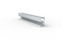 Système de montage de panneaux solaires CHIKO, pince de fixation intermédiaire, rail en aluminium, kit de support de toit, anodisé, OEM personnalisé