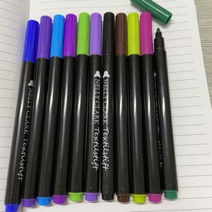 Permanent Waterproof Fabric Marker <b>Pens</b> 24 Colors OEM for DIY Writing on Clothing - Product Image 2