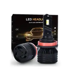  New Malaysia Auto Led Koplampen H4 H7 H1 H11 Led Koplampen Auto Koplampen Met 12V Volta Led Lampen