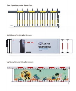 Barrière de route Porte Boom Bras Clôture Télescopique Droite Ronde Courbée Pliante Publicité Avec LED - Product Image 2